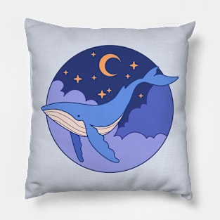 Whale in the sky Pillow