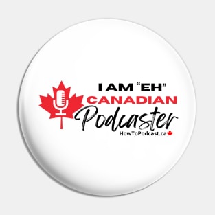 Canadian Podcaster Pin