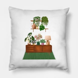 House plants collection 40.6 Pillow