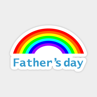 Fathers Day Rainbow Magnet