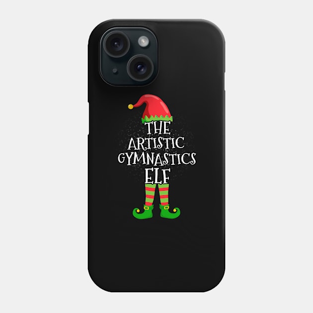 Artistic Gymnastics Elf Family Matching Christmas Group Funny Gift Phone Case by silvercoin