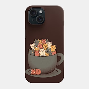 Kitten Latte Overflow Cat by Tobe Fonseca Phone Case