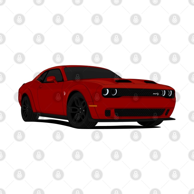 HELLCAT DARK-RED by VENZ0LIC