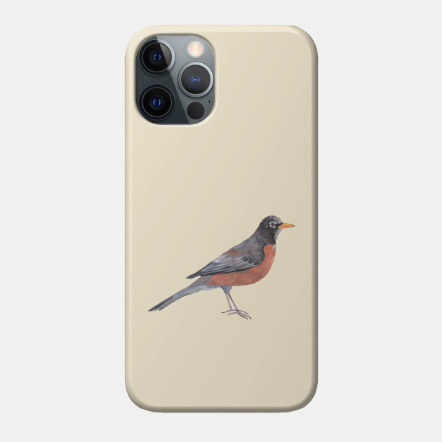 Robin - Bird - Phone Case