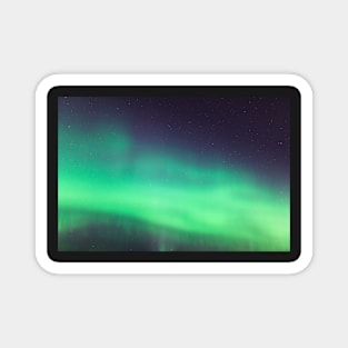 Northern lights close-up Magnet