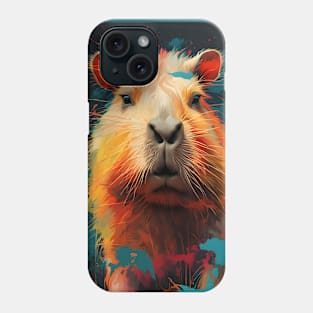 Vibrant Whiskers: Chromatic Hamster Delight Phone Case