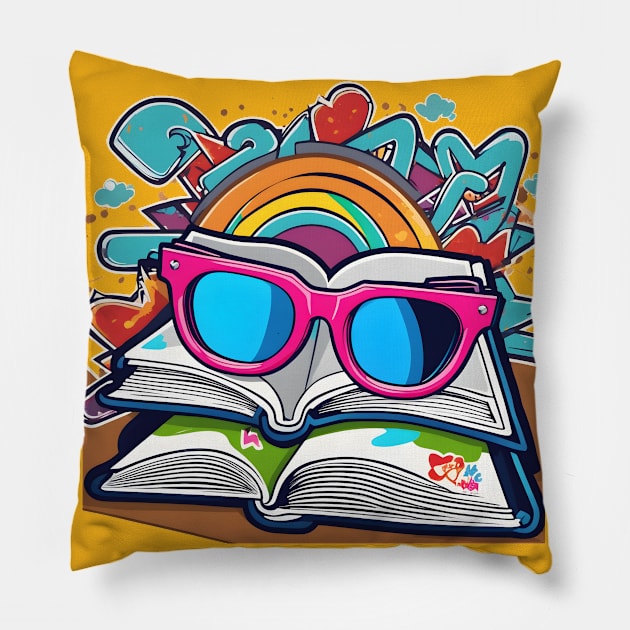 Too Cool for School!! Pillow by Abiya Design Hive