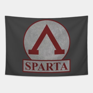 Ancient Sparta Lambda Symbol of the Spartans Tapestry