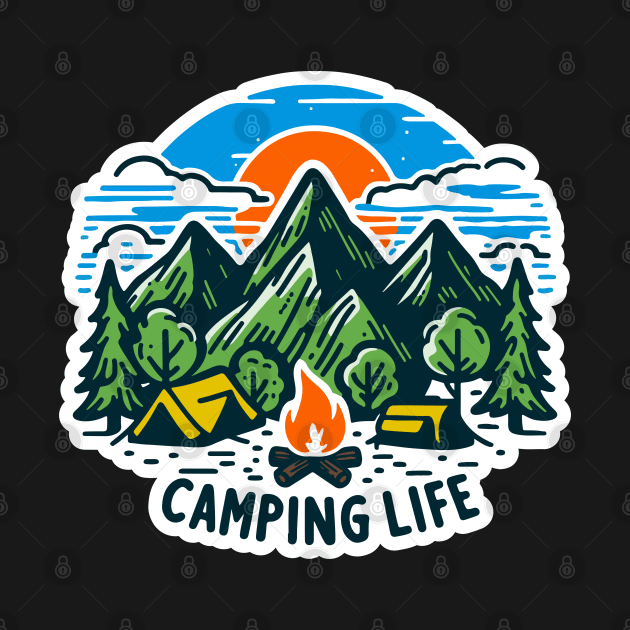 camping life by Yaydsign