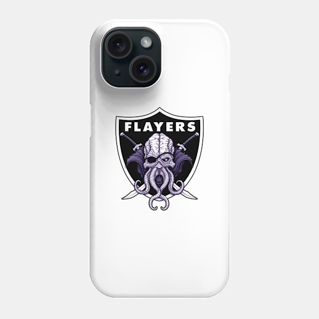 Flayers Team (Alt Print) Phone Case by Miskatonic Designs