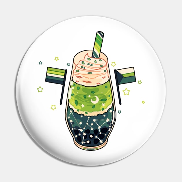 Aromantic/Demiromantic Pin by Lemonscribs