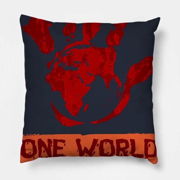 Flag-Smashers Pillow by CrawfordFlemingDesigns