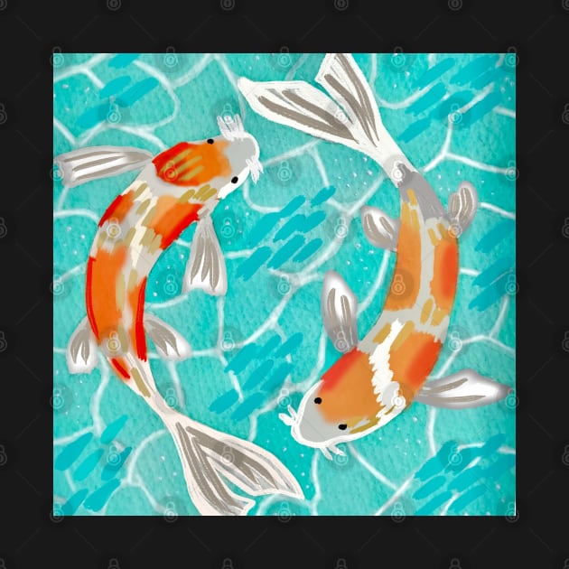 Koi Pond by Art by Ergate