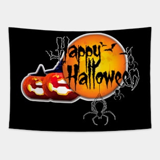 Happy Halloween Game Tapestry