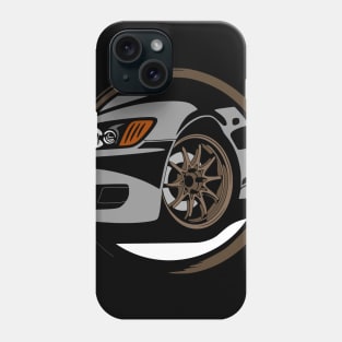 JDM Honda S2000 with Volk rays CE28 wheel Phone Case