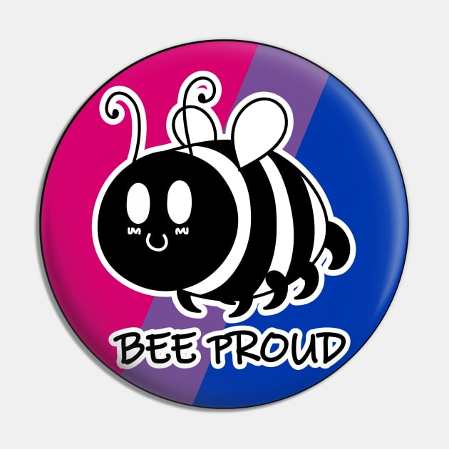 Bee Proud Bisexual/Biromantic Flag Pin by JadedOddity