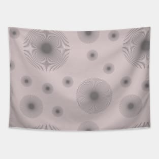 Blush Circles Abstract Tapestry