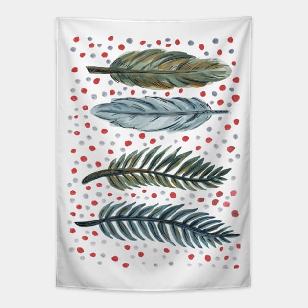 Feathers Tapestry by SWON Design