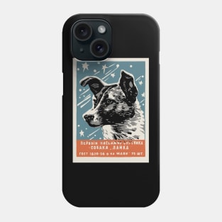 Laika Space Dog - Vintage Soviet Russia USSR Phone Case