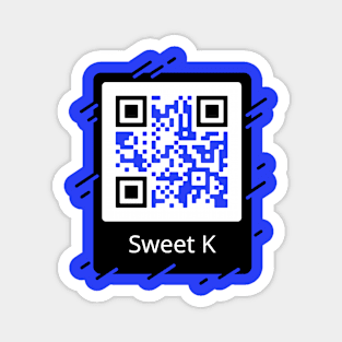 SweetK Store QR Code Magnet