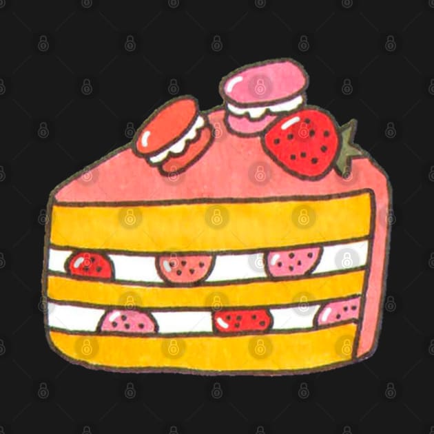 Strawberry cake///Drawing for fans by MisterPumpkin