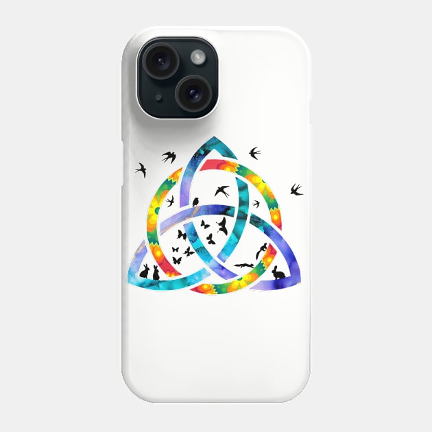 British Summer Celtic Knot Phone Case by Wild Geometric