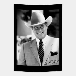 JR - Larry Hagman Tapestry