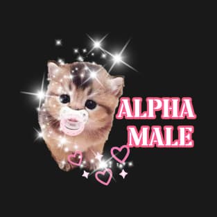 alpha male pink kitten T-Shirt