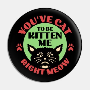 You've Cat To be Kitten Me Pin