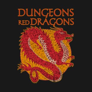 Dungeons red Dragons T-Shirt