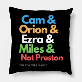 Finn Dixon's Forever Vault Gymnastics Team T-Shirt Pillow