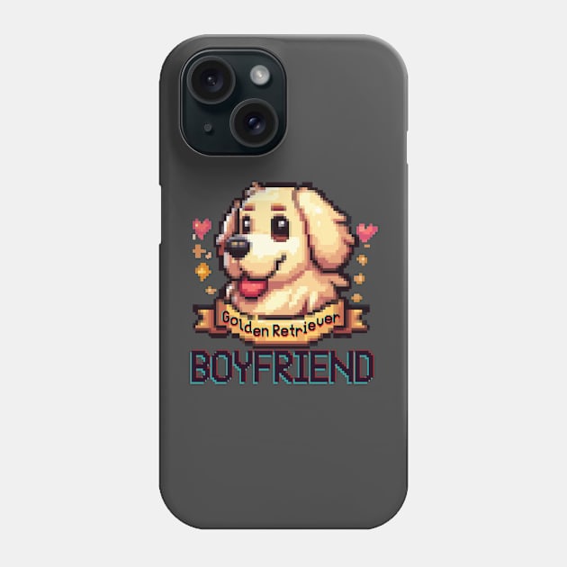 My Boyfriend,  Golden Retriever Boyfriend Phone Case by Kawaii-PixelArt