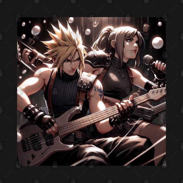 Tifa & Cloud by artxlife