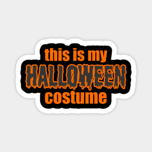 Halloween Costume Graphic Magnet