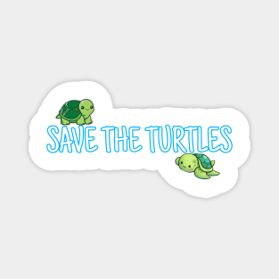 Save the turtles Magnet