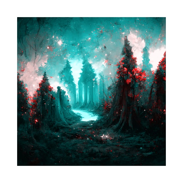 Mystical Fantasy Forest by Mihadom