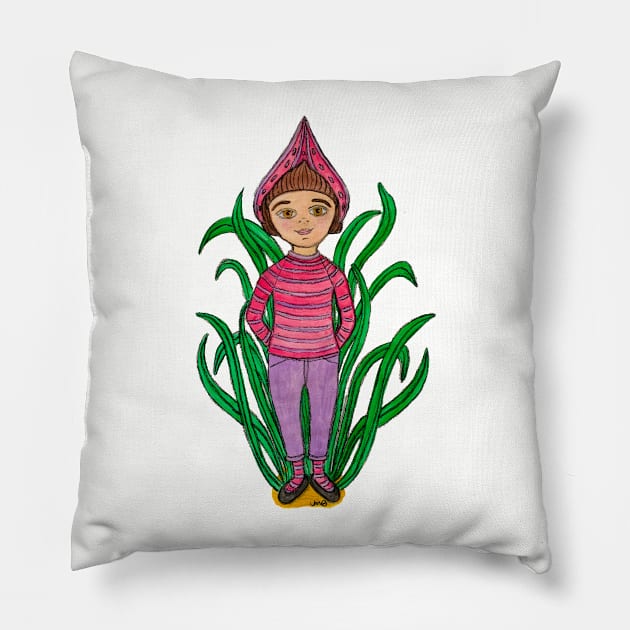 Woodland Sprite Pillow by LuvbuzzArt