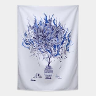 Fire Tree Tapestry