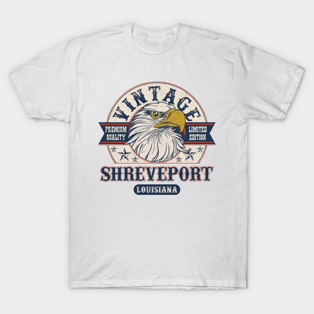 Discover Shreveport Louisiana Retro Vintage Limited Edition - Shreveport Louisiana - T-Shirt