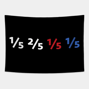 Math 1-5 2-5 1-5 1-5 - Funny Match Teacher Gift Shirt Tapestry