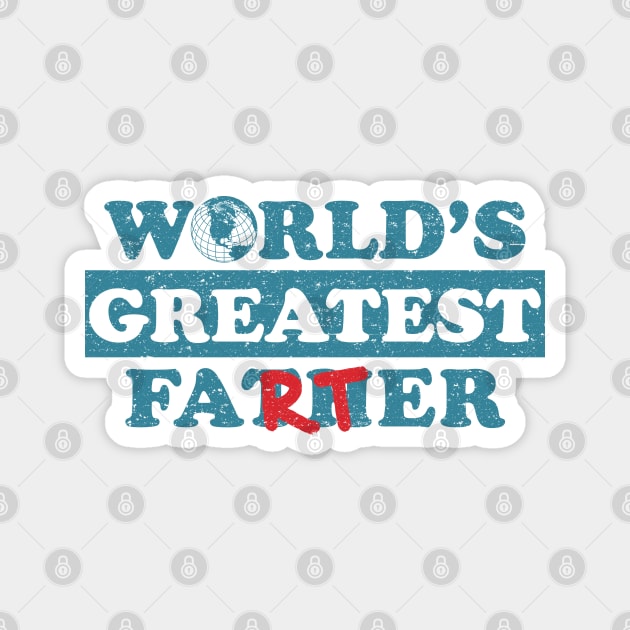 Worlds Greatest Farter (Worn) Magnet by Roufxis