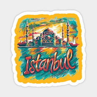 Istanbul Retro Turkey t-shirt Magnet