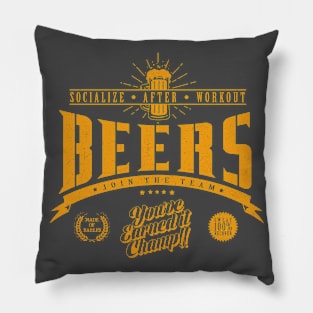 Team Beers Pillow