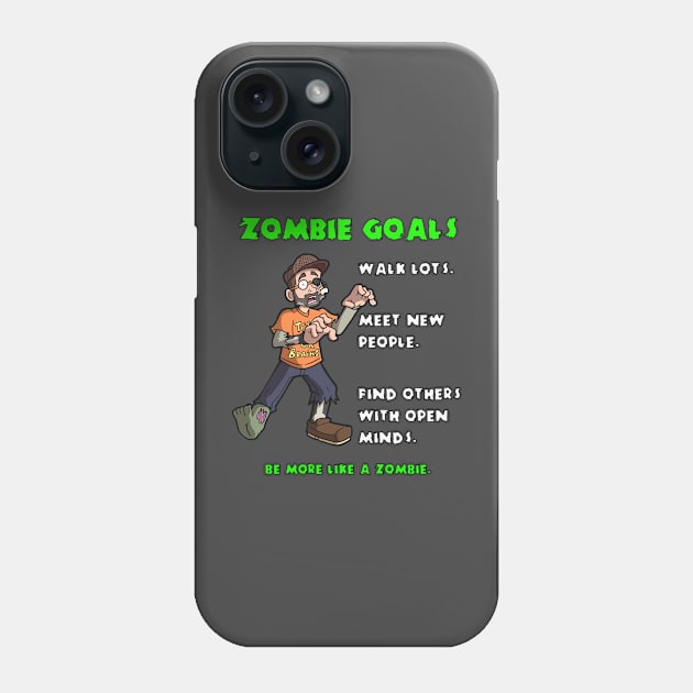 Zombie Goals Phone Case by Brian Scott Magic