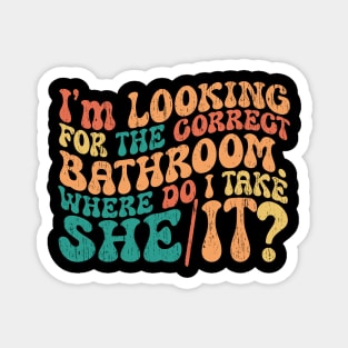 I'm looking for the correct bathroom Magnet