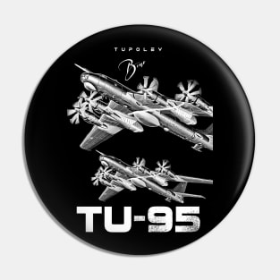 Tupolev TU-95 Heavy Russian Bomber Aircraft Pin