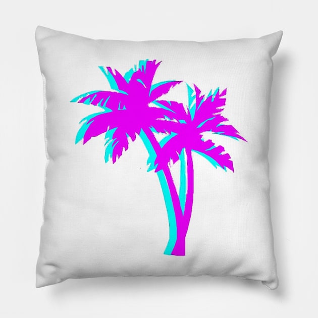 Aesthetic palm tree Pillow by DiorBrush