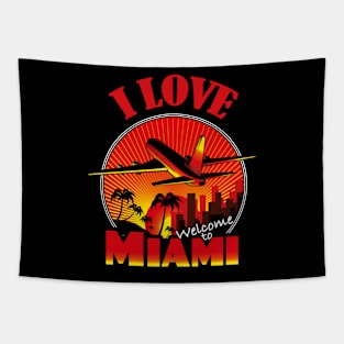 I Love Miami- Welcome to Miami Tapestry