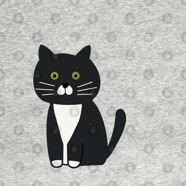 Cute Black And White Tuxedo Cat Cute Cats T Shirt Teepublic