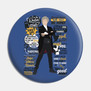 12th Doctor Quotes Pin